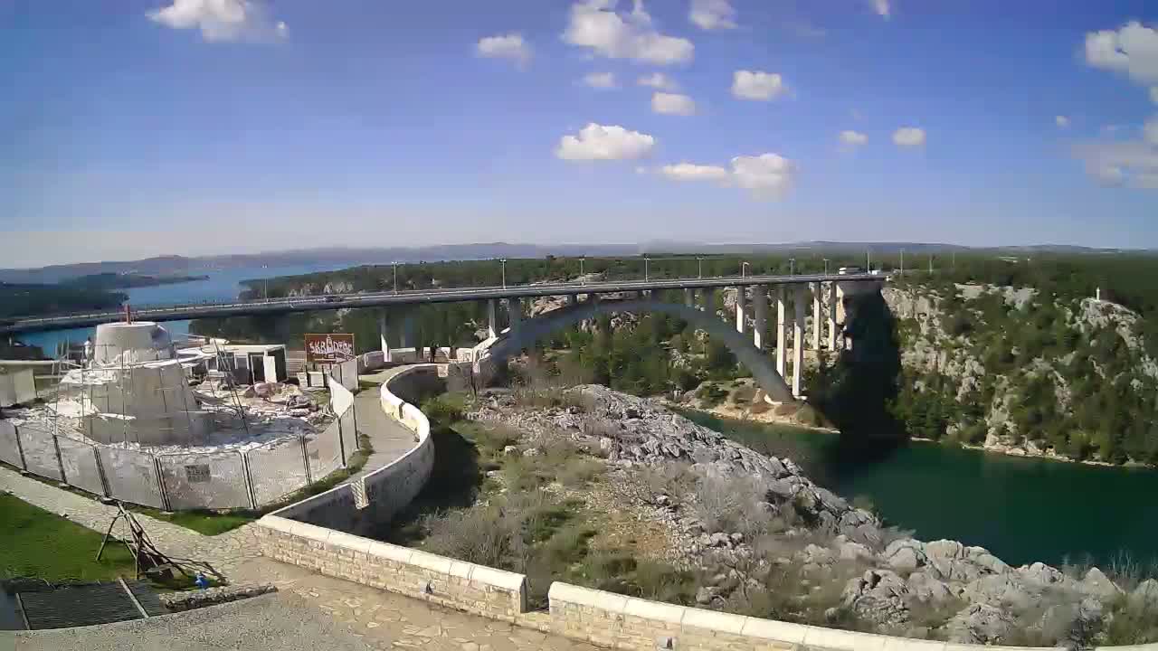 Most Krka Bridge & Krka River Live Cam - Skradin, Sibenik-Knin, Dalmatia, Croatia