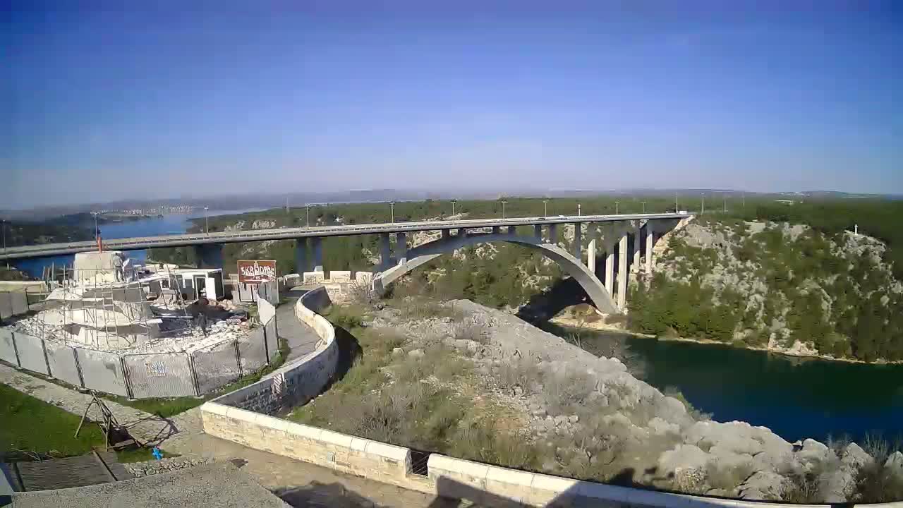Most Krka Bridge & Krka River Live Cam - Skradin, Sibenik-Knin, Dalmatia, Croatia