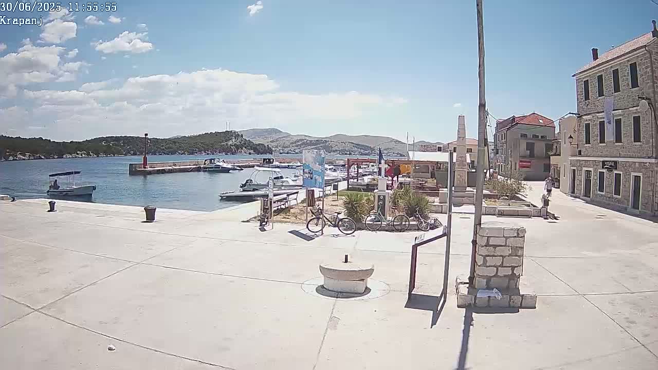 Krapanj Village & Brodarica Coast Live Cam - Sibenik, Sibenik-Knin, Croatia