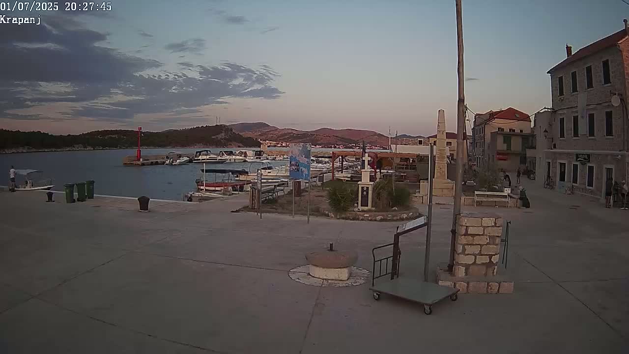 Krapanj Village & Brodarica Coast Live Cam - Sibenik, Sibenik-Knin, Croatia