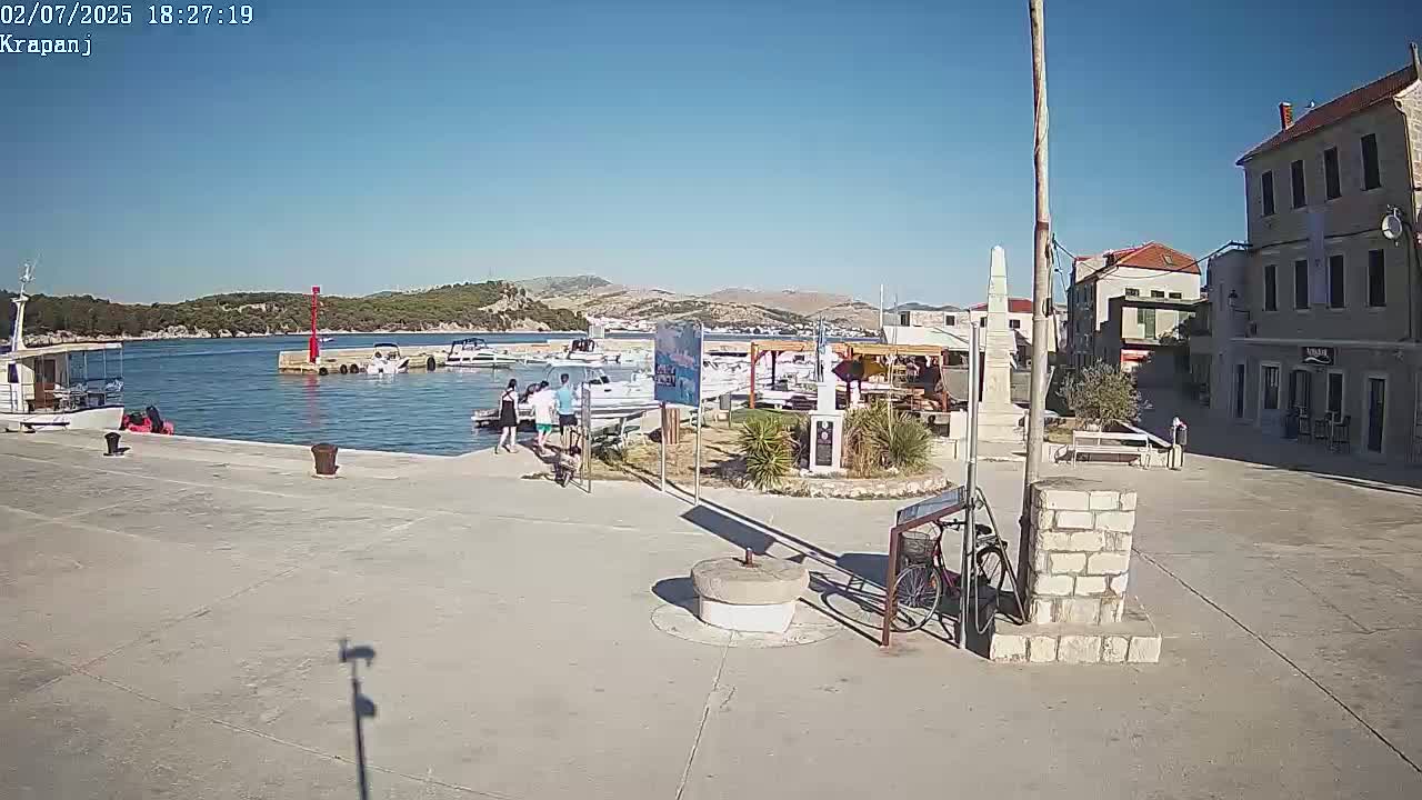 Krapanj Village & Brodarica Coast Live Cam - Sibenik, Sibenik-Knin, Croatia