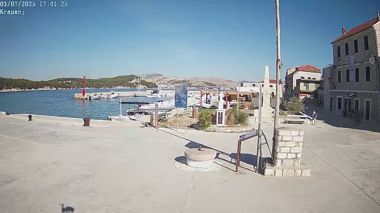 Krapanj Village & Brodarica Coast Live Cam - Sibenik, Sibenik-Knin, Croatia