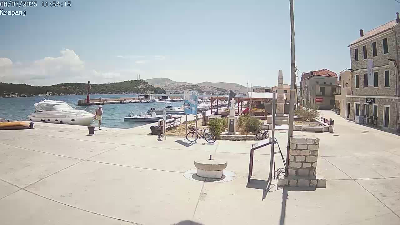 Krapanj Village & Brodarica Coast Live Cam - Sibenik, Sibenik-Knin, Croatia