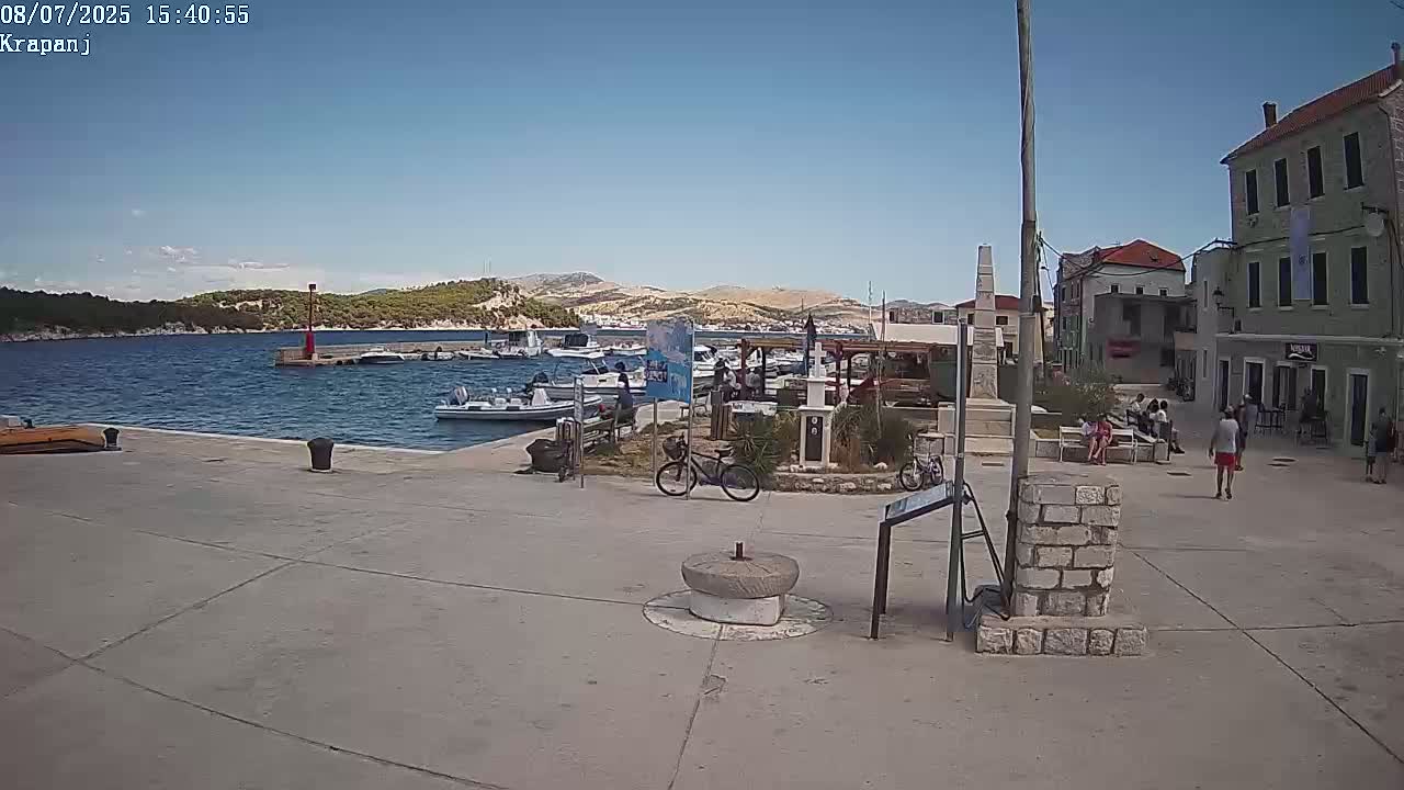 Krapanj Village & Brodarica Coast Live Cam - Sibenik, Sibenik-Knin, Croatia