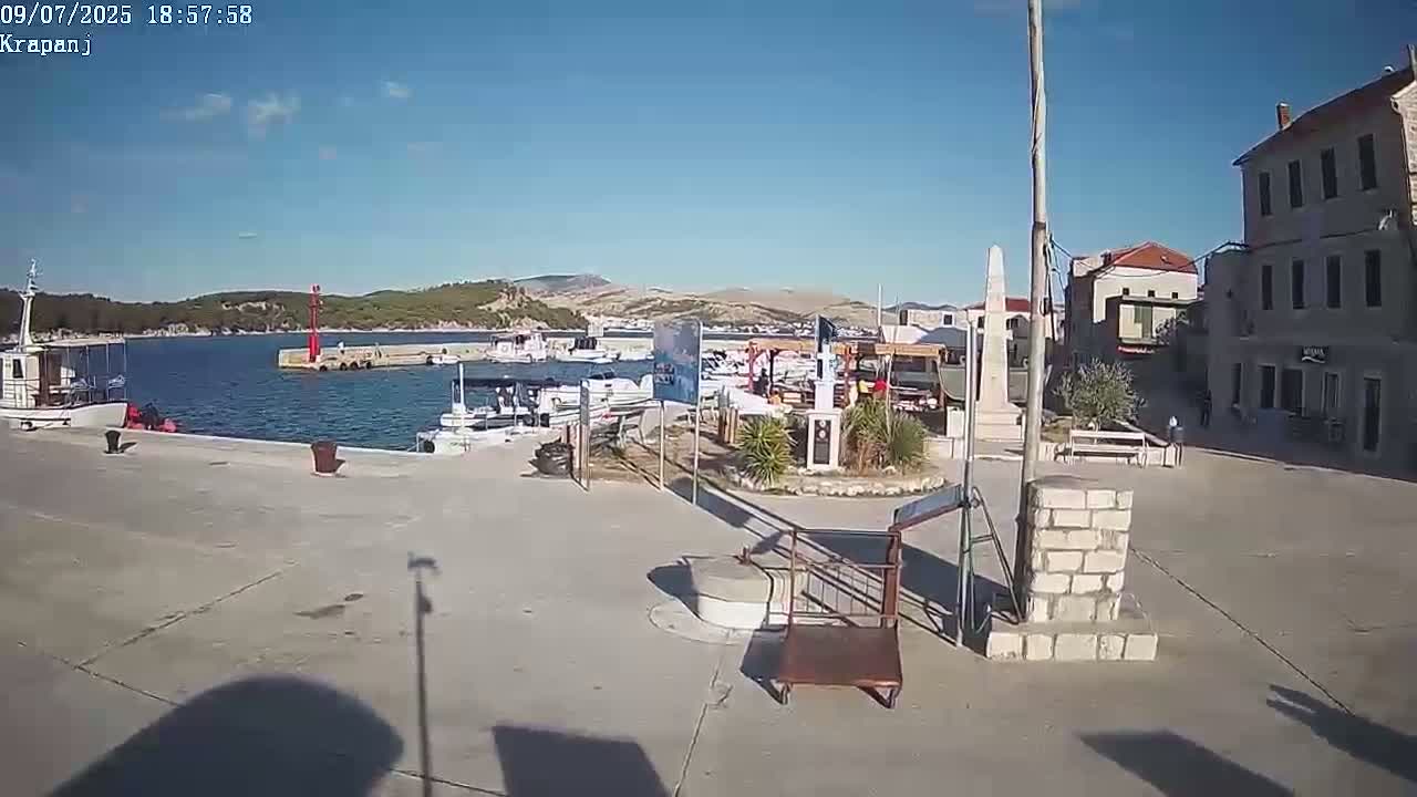 Krapanj Village & Brodarica Coast Live Cam - Sibenik, Sibenik-Knin, Croatia