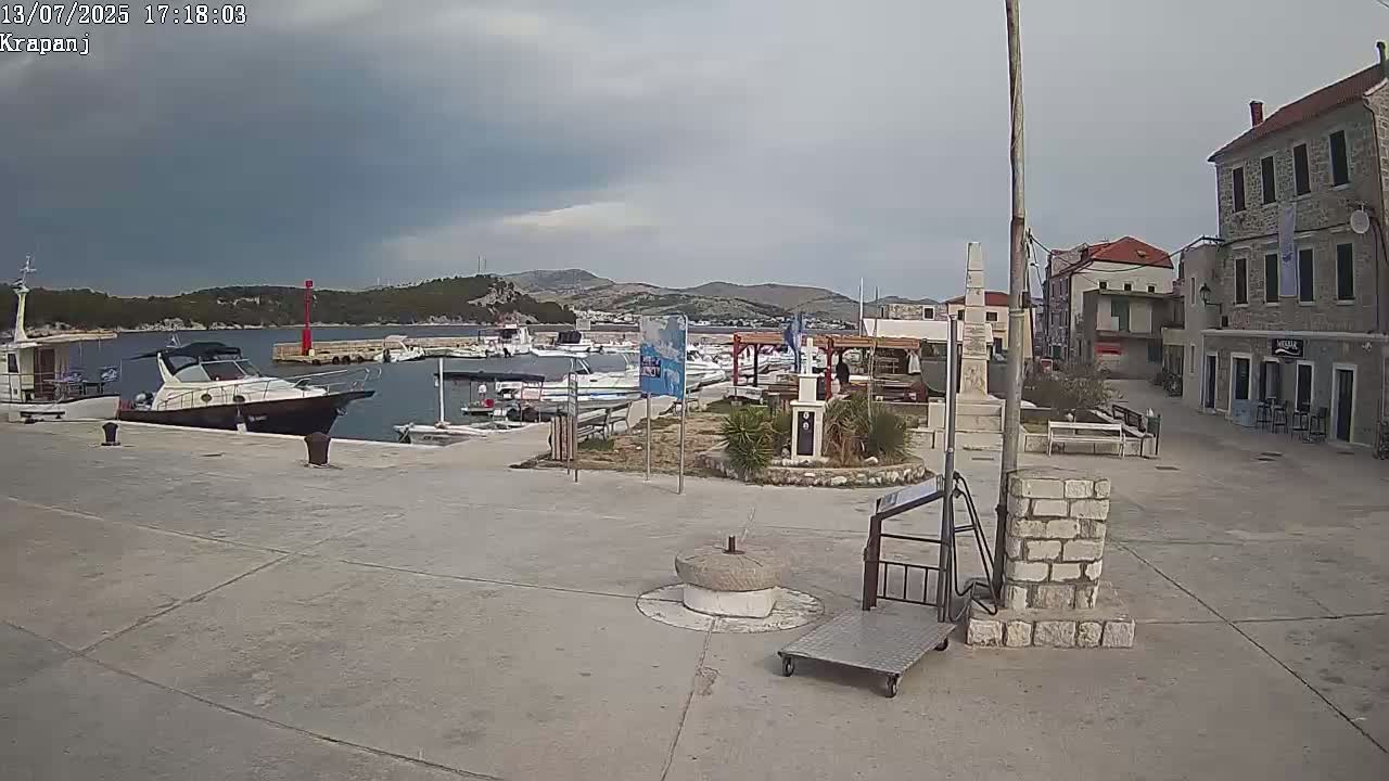 Krapanj Village & Brodarica Coast Live Cam - Sibenik, Sibenik-Knin, Croatia