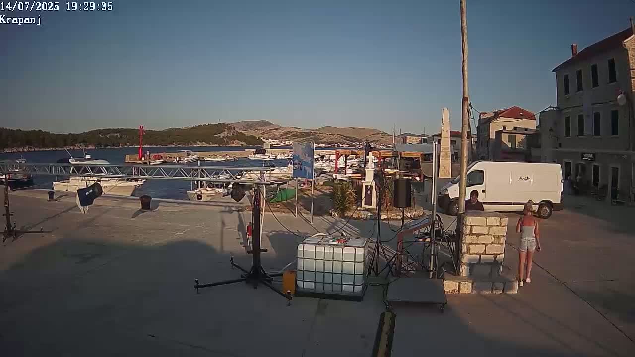 Krapanj Village & Brodarica Coast Live Cam - Sibenik, Sibenik-Knin, Croatia