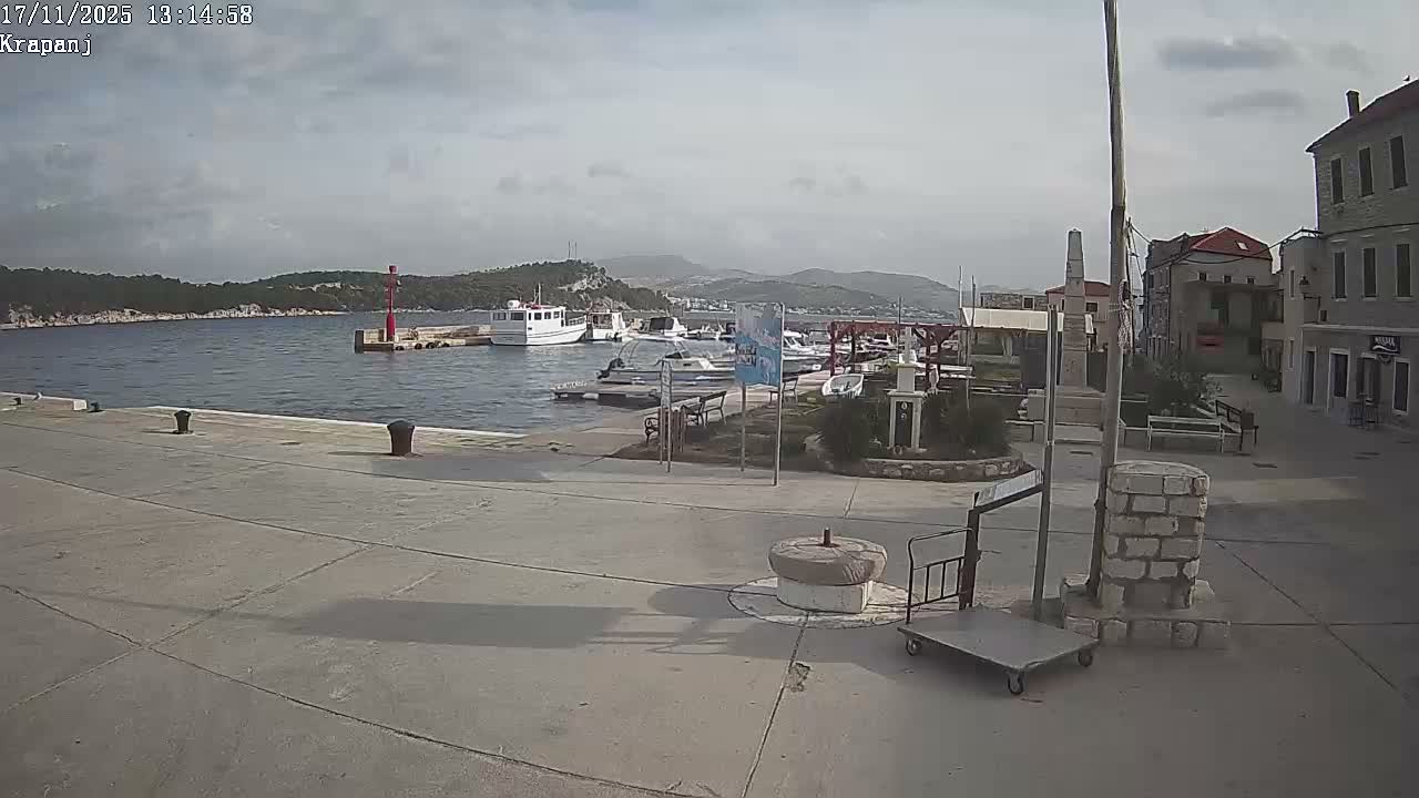 Krapanj Village & Brodarica Coast Live Cam - Sibenik, Sibenik-Knin, Croatia
