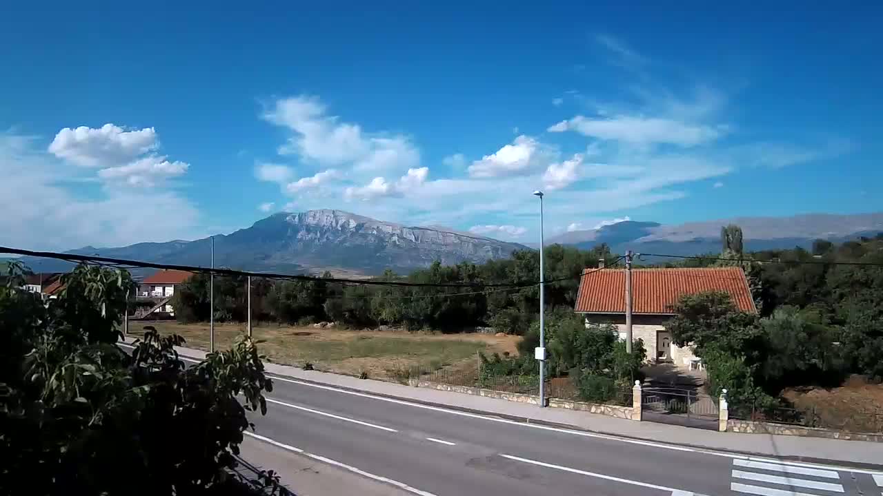 Dinara Mountain from Kijevo  Panaromic Live Cam -   Kijevo, Sbenik-Knin, Croatia