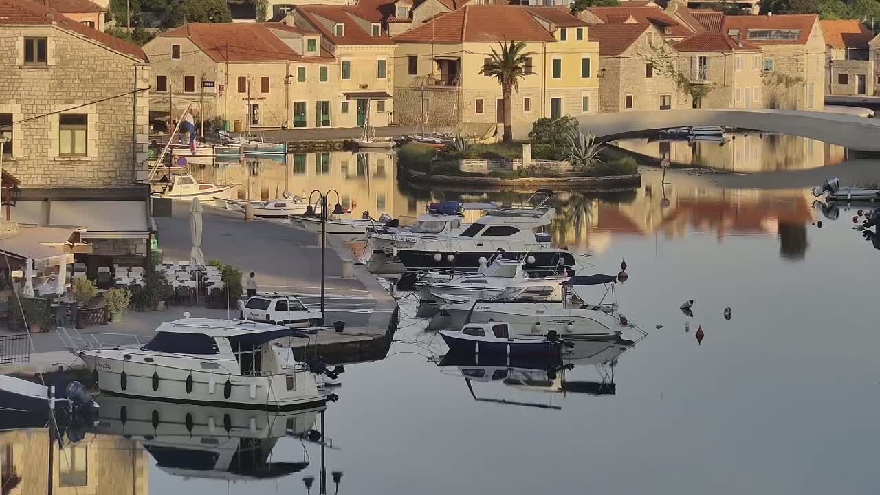Otok Hvar Island ,Vrboska Village & ACI Port Vrboska Live Cam - Vrboska, Jelsa, Split-Dalmatia, Croatia