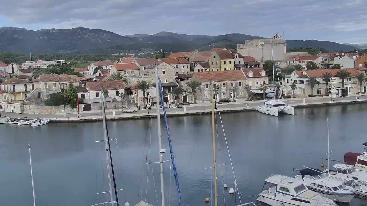 Otok Hvar Island ,Vrboska Village & ACI Port Vrboska Live Cam - Vrboska, Jelsa, Split-Dalmatia, Croatia