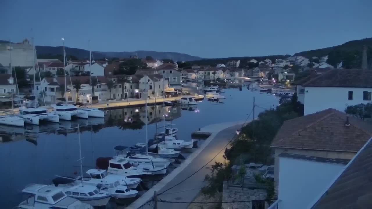 Otok Hvar Island ,Vrboska Village & ACI Port Vrboska Live Cam - Vrboska, Jelsa, Split-Dalmatia, Croatia