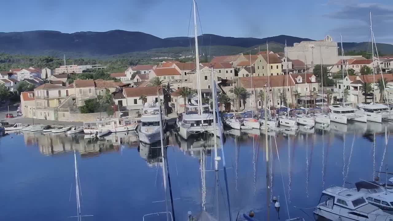 Otok Hvar Island ,Vrboska Village & ACI Port Vrboska Live Cam - Vrboska, Jelsa, Split-Dalmatia, Croatia