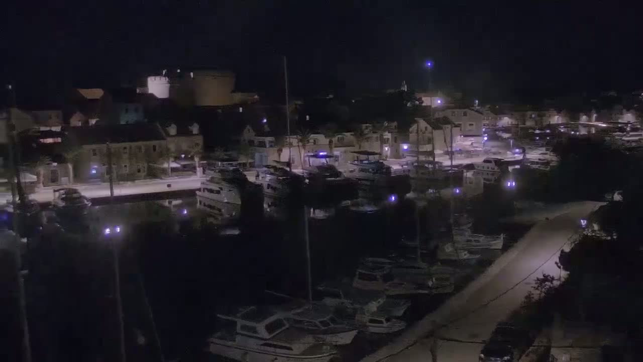 Otok Hvar Island ,Vrboska Village & ACI Port Vrboska Live Cam - Vrboska, Jelsa, Split-Dalmatia, Croatia