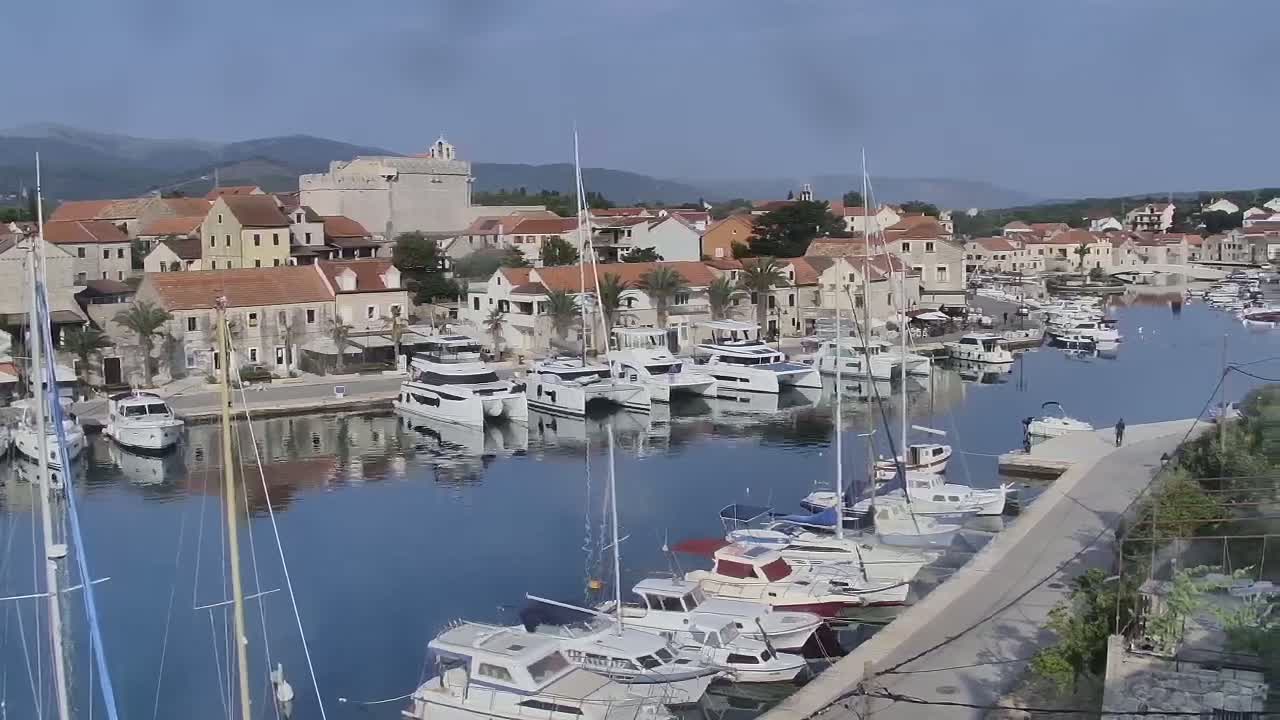 Otok Hvar Island ,Vrboska Village & ACI Port Vrboska Live Cam - Vrboska, Jelsa, Split-Dalmatia, Croatia
