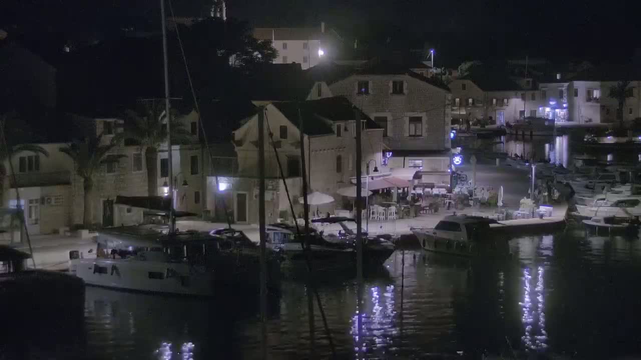 Otok Hvar Island ,Vrboska Village & ACI Port Vrboska Live Cam - Vrboska, Jelsa, Split-Dalmatia, Croatia