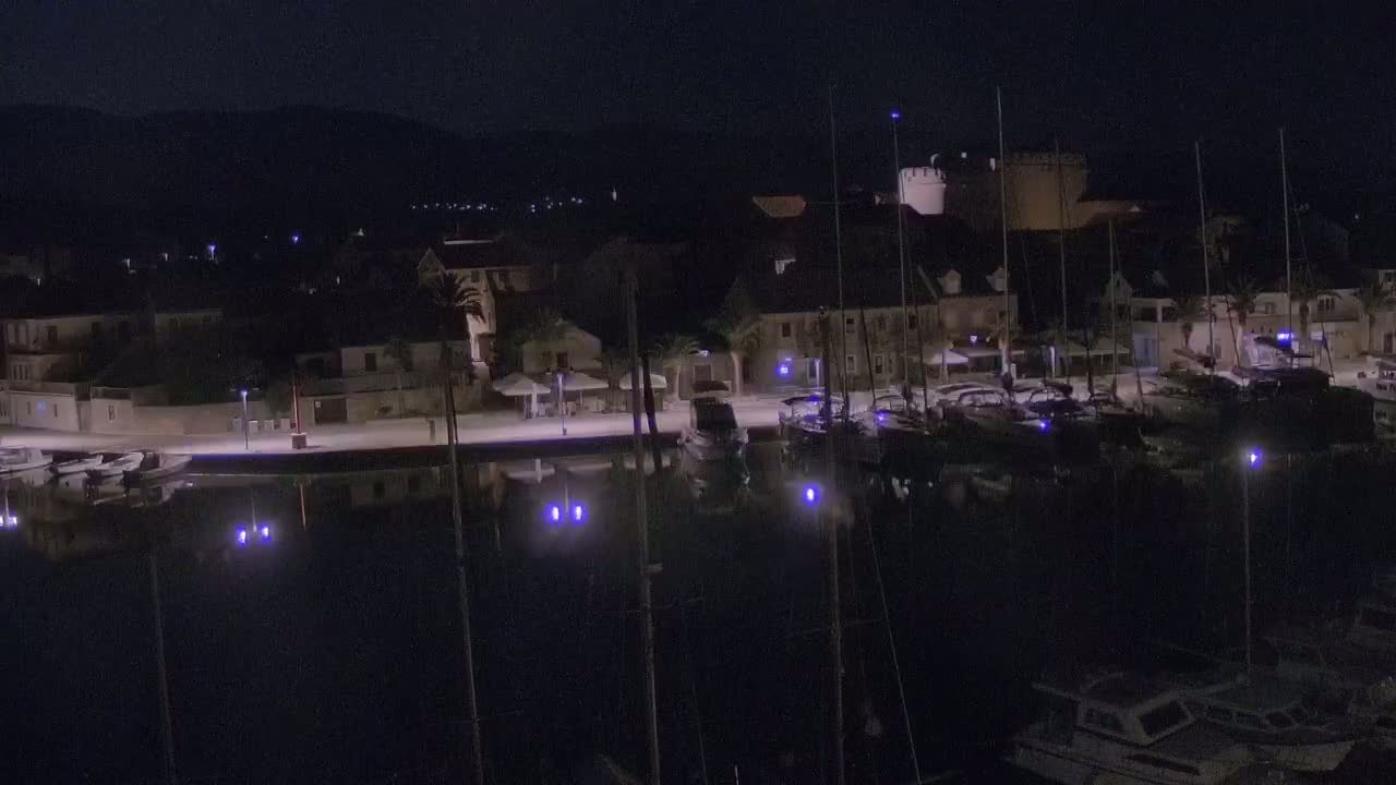 Otok Hvar Island ,Vrboska Village & ACI Port Vrboska Live Cam - Vrboska, Jelsa, Split-Dalmatia, Croatia