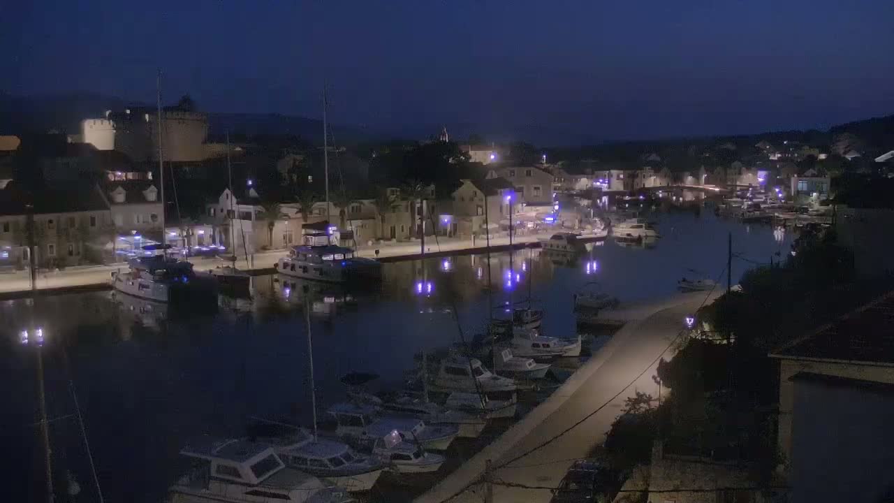 Otok Hvar Island ,Vrboska Village & ACI Port Vrboska Live Cam - Vrboska, Jelsa, Split-Dalmatia, Croatia