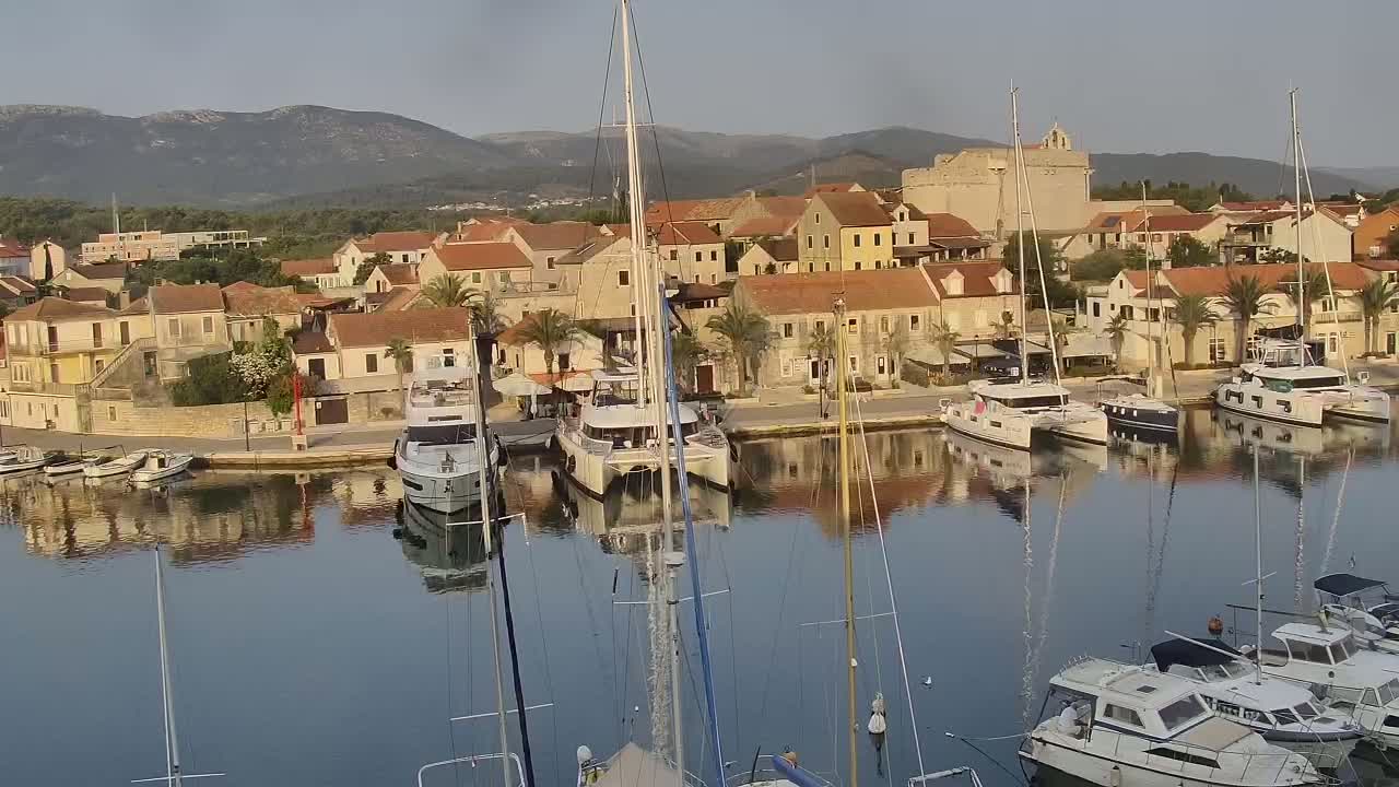 Otok Hvar Island ,Vrboska Village & ACI Port Vrboska Live Cam - Vrboska, Jelsa, Split-Dalmatia, Croatia