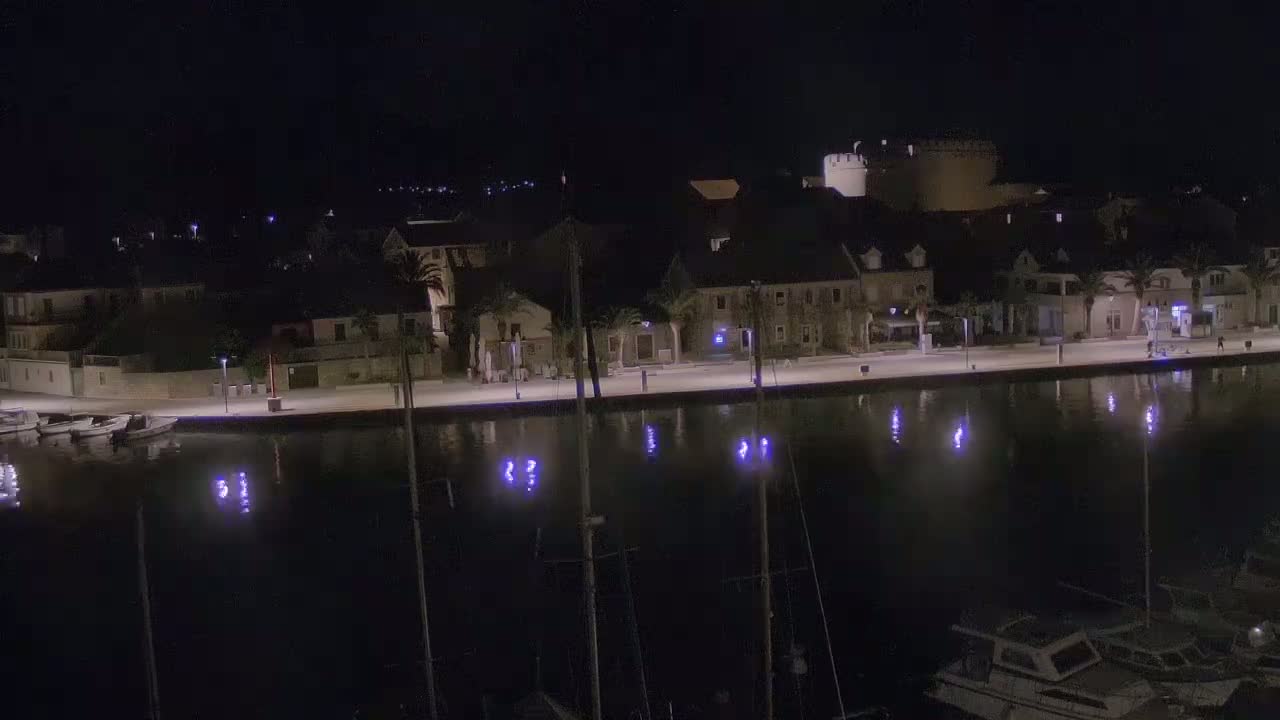 Otok Hvar Island ,Vrboska Village & ACI Port Vrboska Live Cam - Vrboska, Jelsa, Split-Dalmatia, Croatia