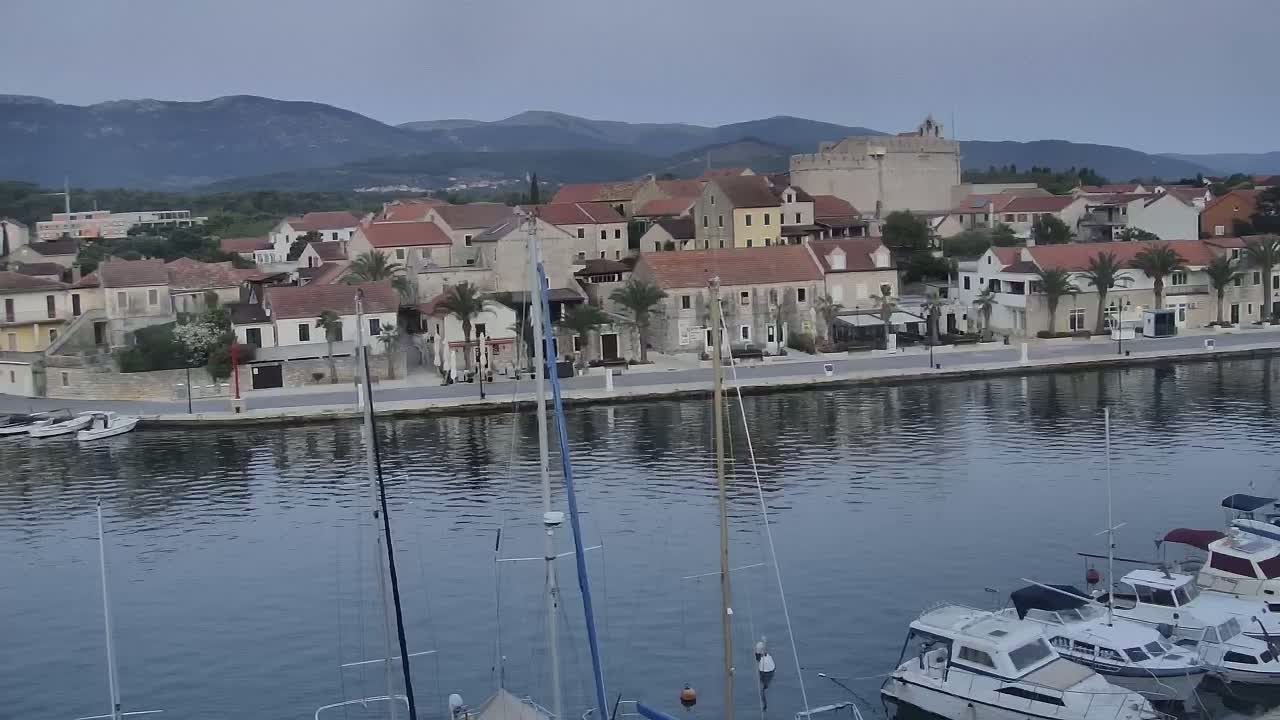 Otok Hvar Island ,Vrboska Village & ACI Port Vrboska Live Cam - Vrboska, Jelsa, Split-Dalmatia, Croatia