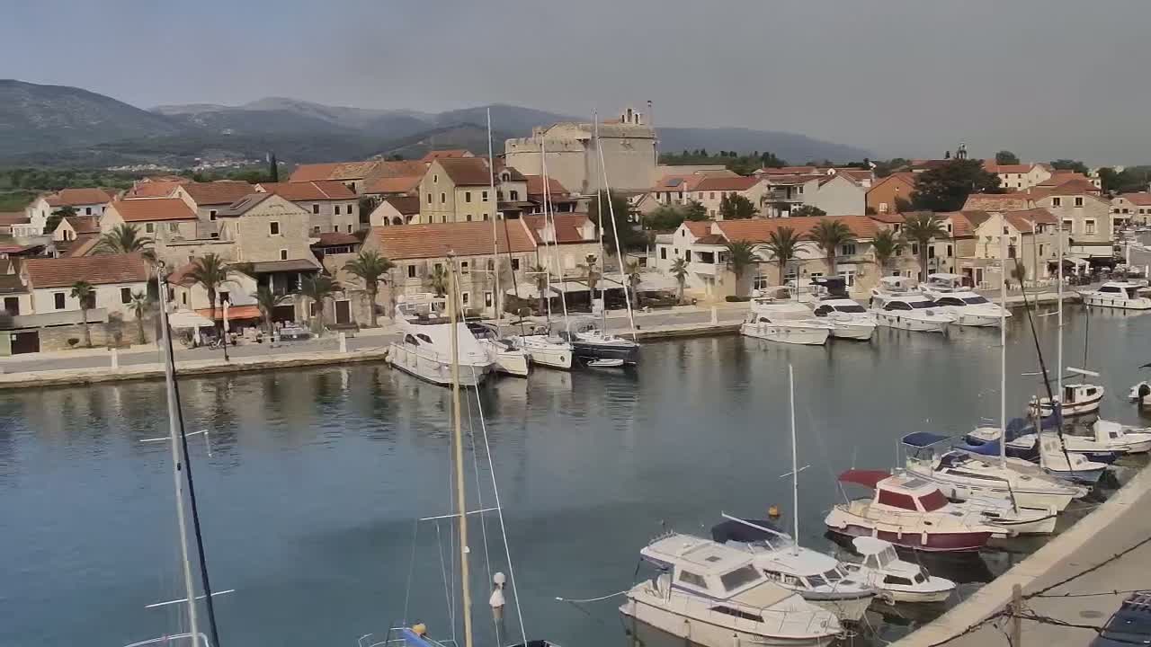Otok Hvar Island ,Vrboska Village & ACI Port Vrboska Live Cam - Vrboska, Jelsa, Split-Dalmatia, Croatia