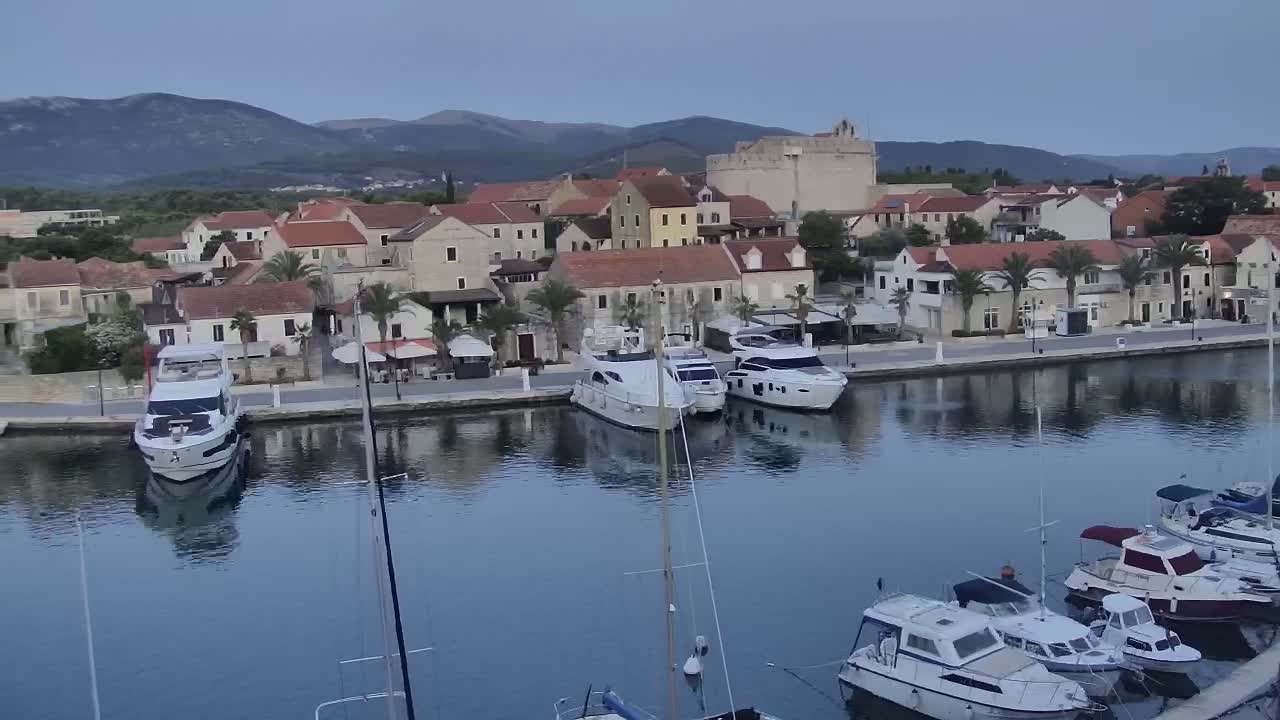 Otok Hvar Island ,Vrboska Village & ACI Port Vrboska Live Cam - Vrboska, Jelsa, Split-Dalmatia, Croatia