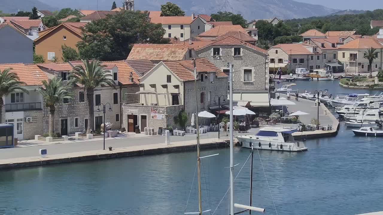 Otok Hvar Island ,Vrboska Village & ACI Port Vrboska Live Cam - Vrboska, Jelsa, Split-Dalmatia, Croatia