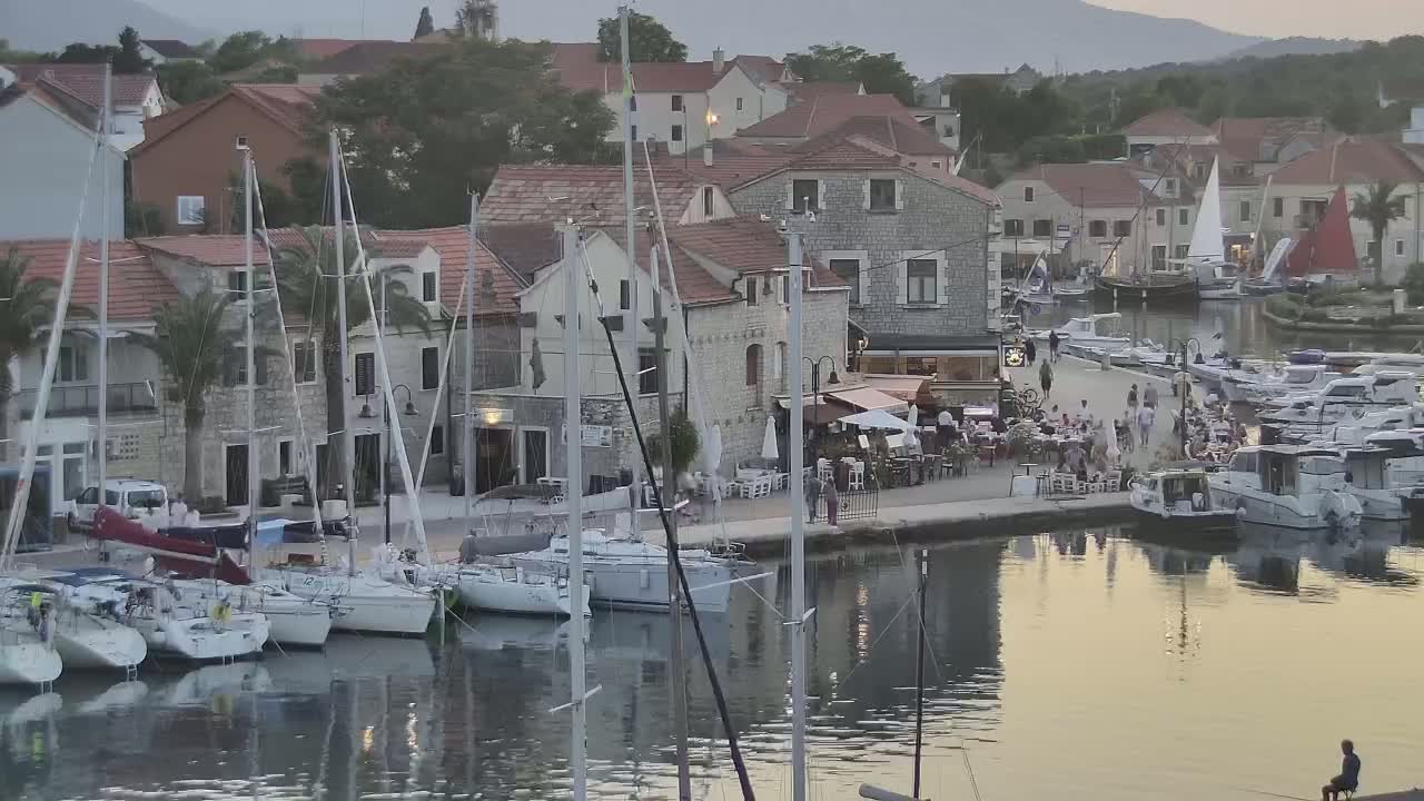 Otok Hvar Island ,Vrboska Village & ACI Port Vrboska Live Cam - Vrboska, Jelsa, Split-Dalmatia, Croatia