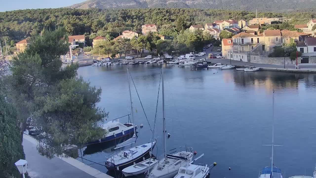 Otok Hvar Island ,Vrboska Village & ACI Port Vrboska Live Cam - Vrboska, Jelsa, Split-Dalmatia, Croatia