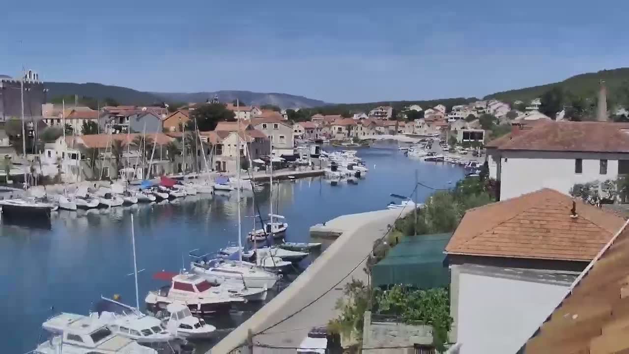 Otok Hvar Island ,Vrboska Village & ACI Port Vrboska Live Cam - Vrboska, Jelsa, Split-Dalmatia, Croatia