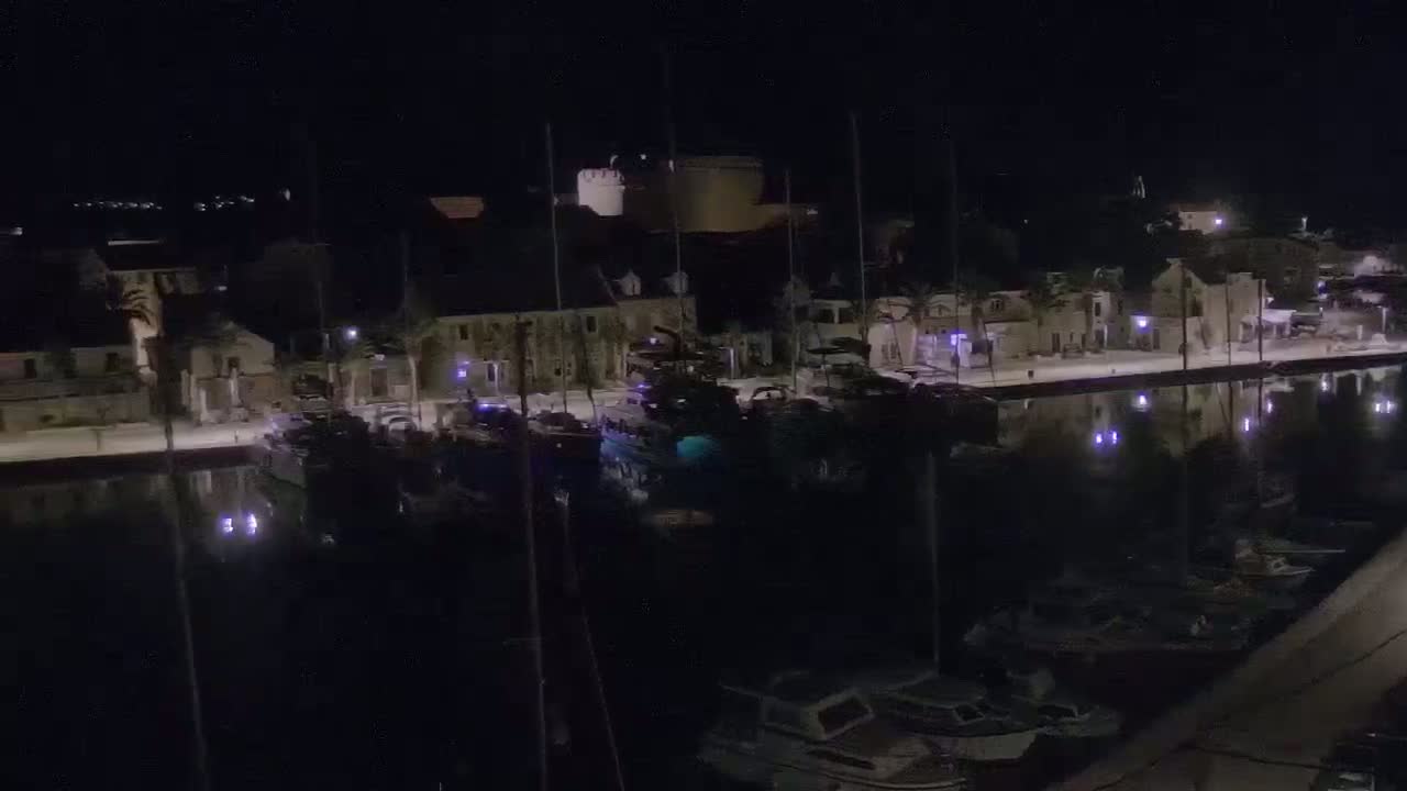 Otok Hvar Island ,Vrboska Village & ACI Port Vrboska Live Cam - Vrboska, Jelsa, Split-Dalmatia, Croatia