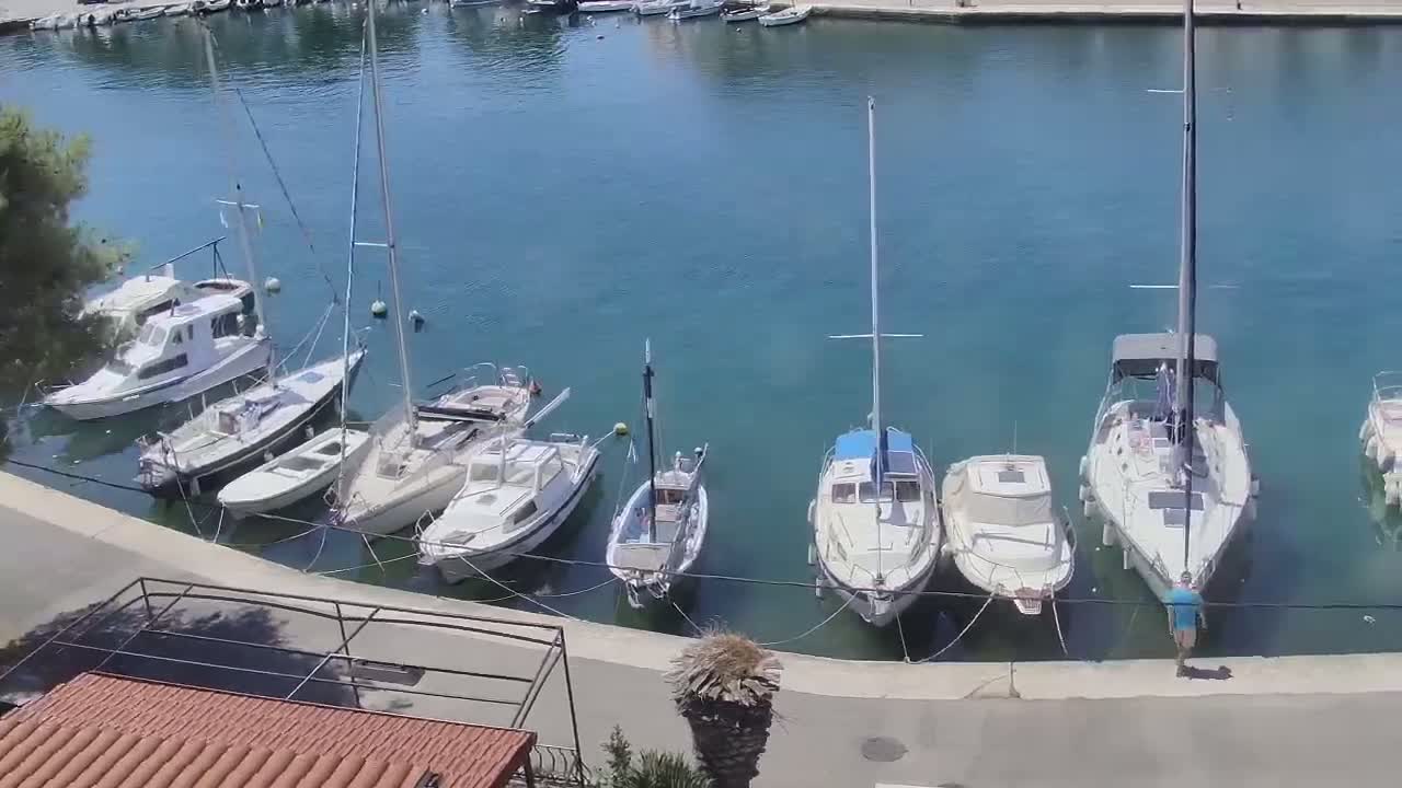 Otok Hvar Island ,Vrboska Village & ACI Port Vrboska Live Cam - Vrboska, Jelsa, Split-Dalmatia, Croatia