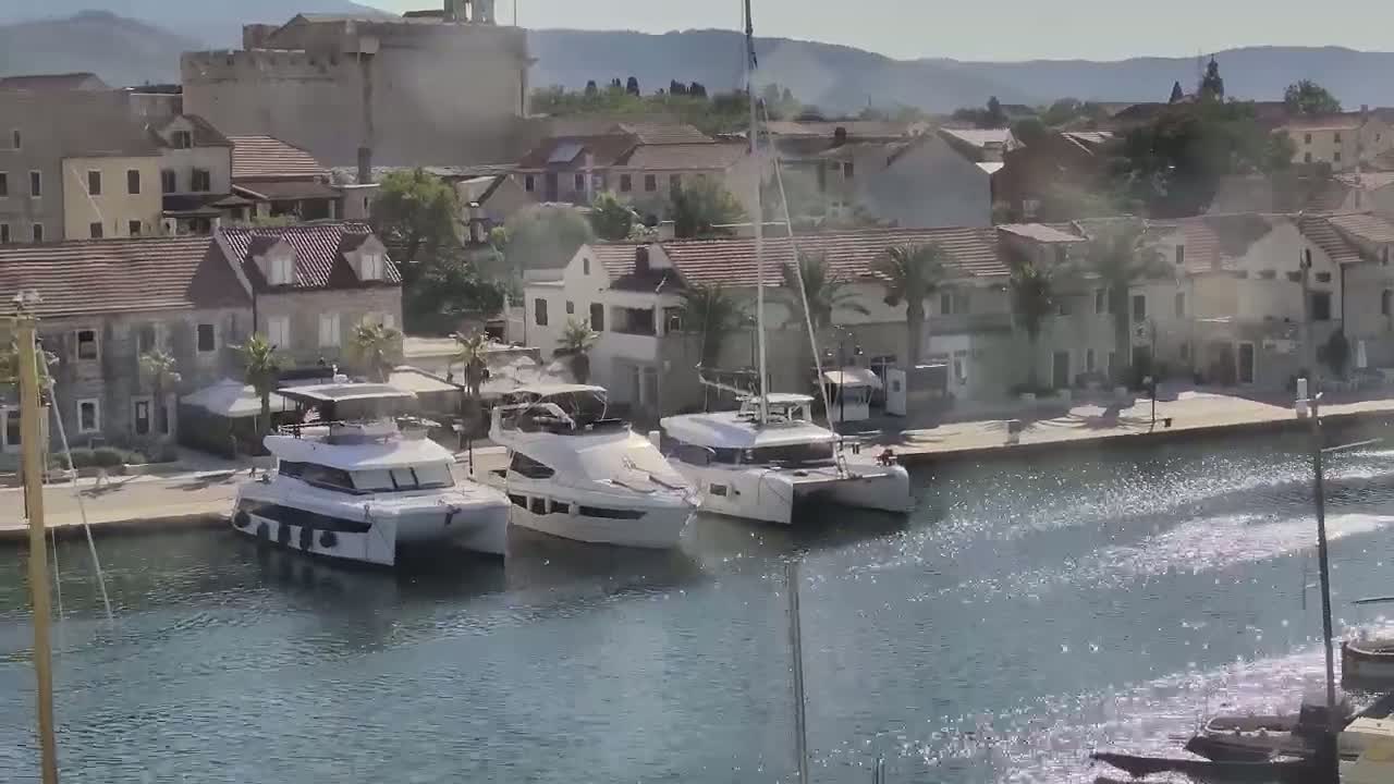 Otok Hvar Island ,Vrboska Village & ACI Port Vrboska Live Cam - Vrboska, Jelsa, Split-Dalmatia, Croatia