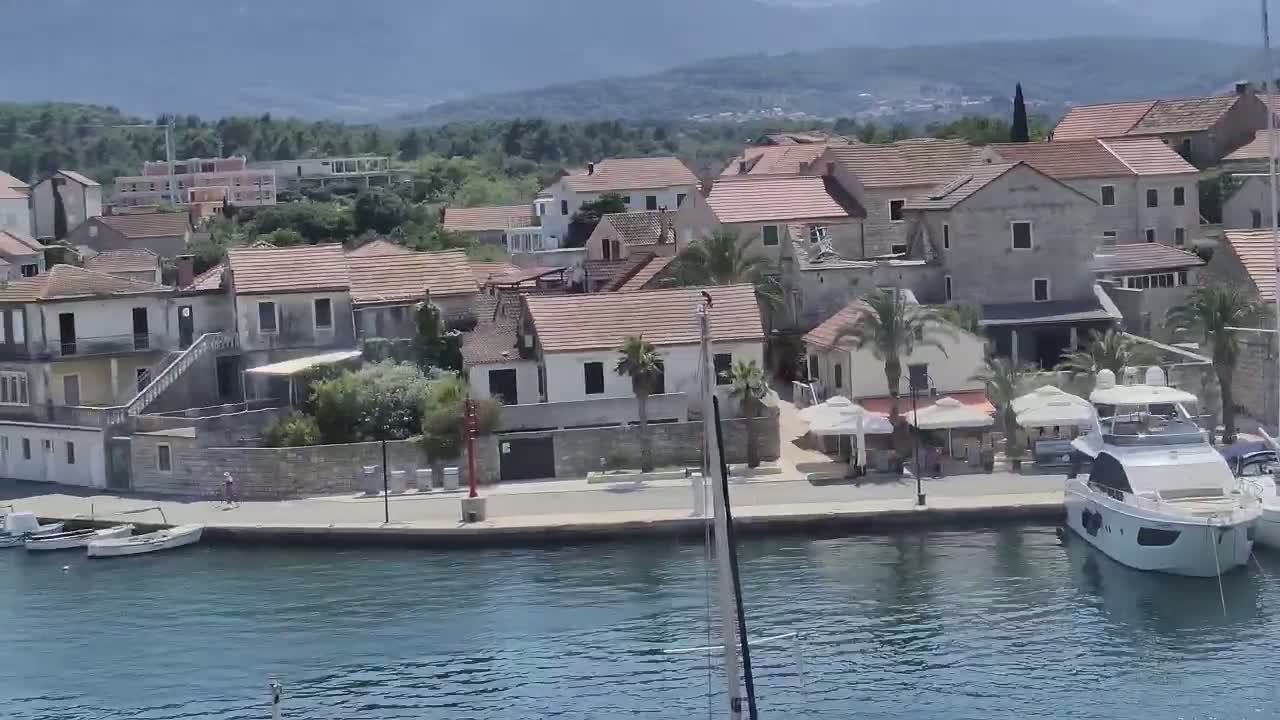 Otok Hvar Island ,Vrboska Village & ACI Port Vrboska Live Cam - Vrboska, Jelsa, Split-Dalmatia, Croatia