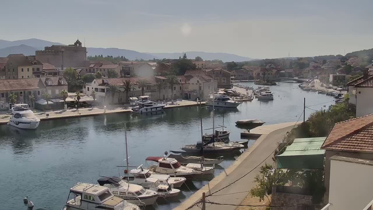 Otok Hvar Island ,Vrboska Village & ACI Port Vrboska Live Cam - Vrboska, Jelsa, Split-Dalmatia, Croatia