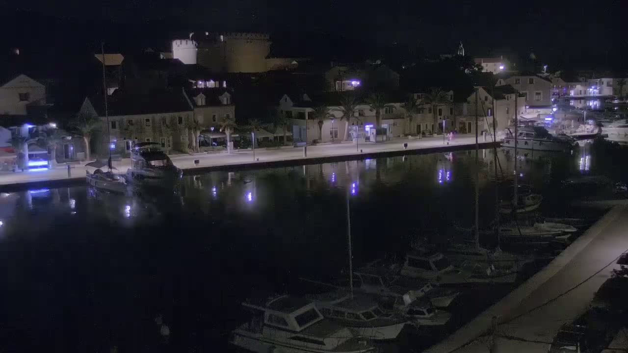 Otok Hvar Island ,Vrboska Village & ACI Port Vrboska Live Cam - Vrboska, Jelsa, Split-Dalmatia, Croatia