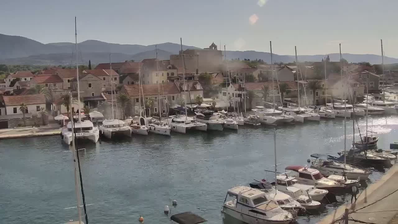 Otok Hvar Island ,Vrboska Village & ACI Port Vrboska Live Cam - Vrboska, Jelsa, Split-Dalmatia, Croatia