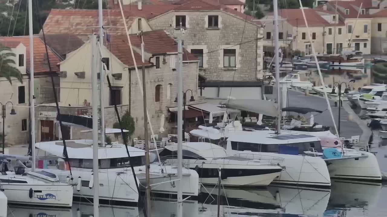 Otok Hvar Island ,Vrboska Village & ACI Port Vrboska Live Cam - Vrboska, Jelsa, Split-Dalmatia, Croatia