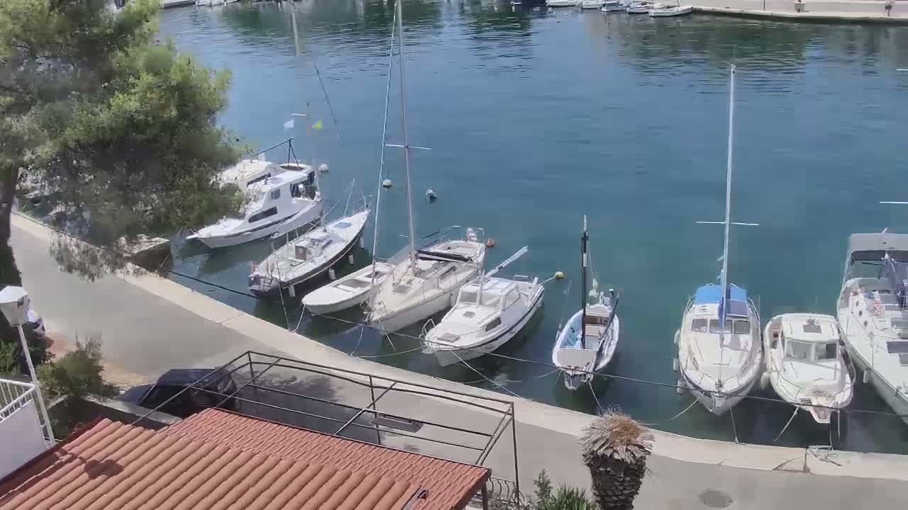 Otok Hvar Island ,Vrboska Village & ACI Port Vrboska Live Cam - Vrboska, Jelsa, Split-Dalmatia, Croatia