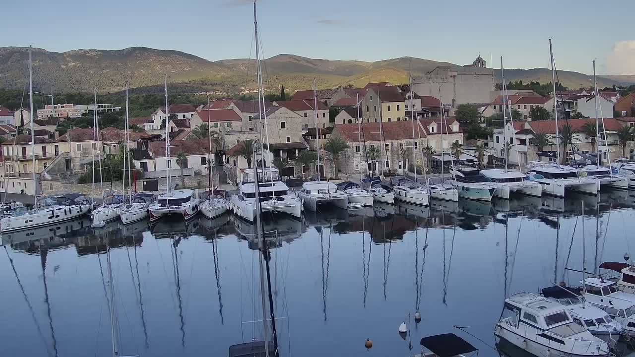 Otok Hvar Island ,Vrboska Village & ACI Port Vrboska Live Cam - Vrboska, Jelsa, Split-Dalmatia, Croatia