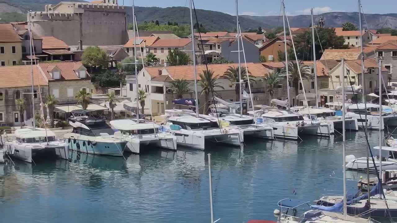 Otok Hvar Island ,Vrboska Village & ACI Port Vrboska Live Cam - Vrboska, Jelsa, Split-Dalmatia, Croatia