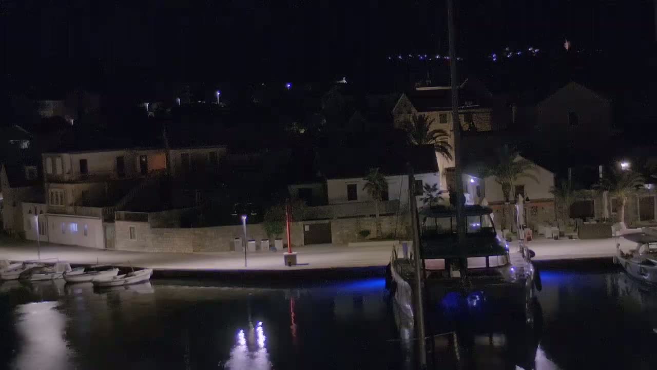 Otok Hvar Island ,Vrboska Village & ACI Port Vrboska Live Cam - Vrboska, Jelsa, Split-Dalmatia, Croatia