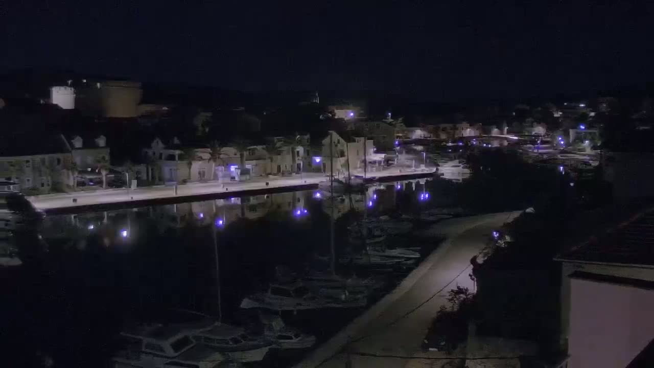 Otok Hvar Island ,Vrboska Village & ACI Port Vrboska Live Cam - Vrboska, Jelsa, Split-Dalmatia, Croatia