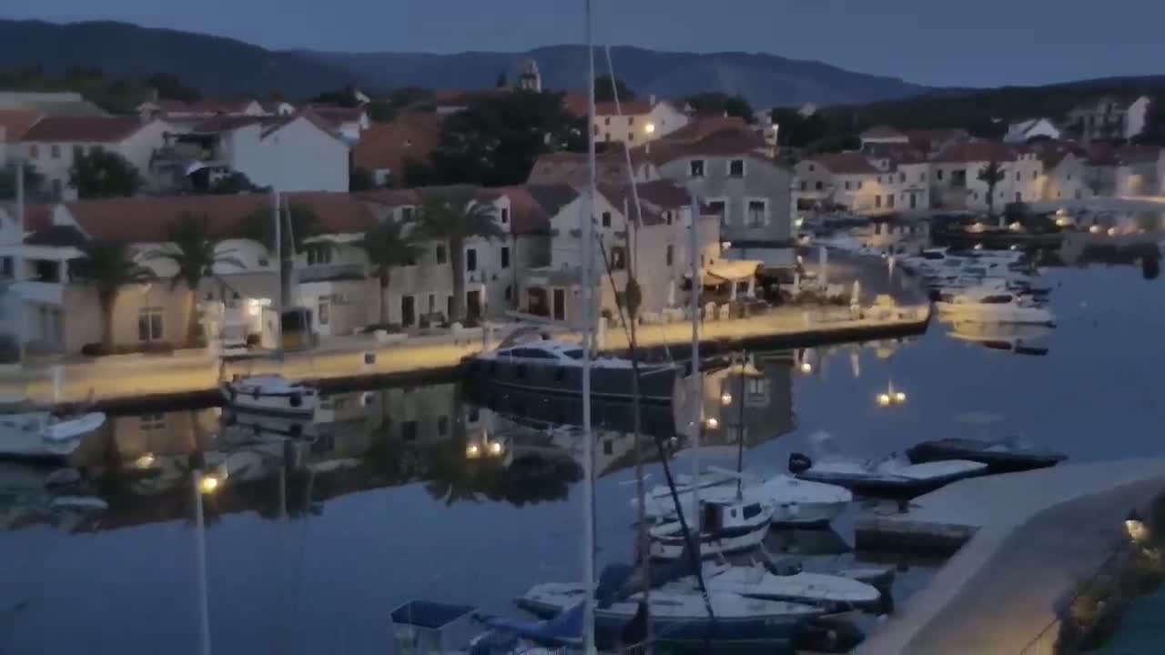 Otok Hvar Island ,Vrboska Village & ACI Port Vrboska Live Cam - Vrboska, Jelsa, Split-Dalmatia, Croatia