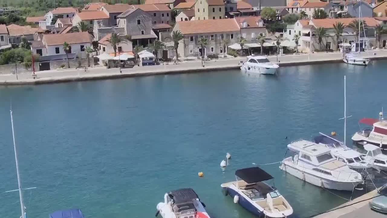 Otok Hvar Island ,Vrboska Village & ACI Port Vrboska Live Cam - Vrboska, Jelsa, Split-Dalmatia, Croatia