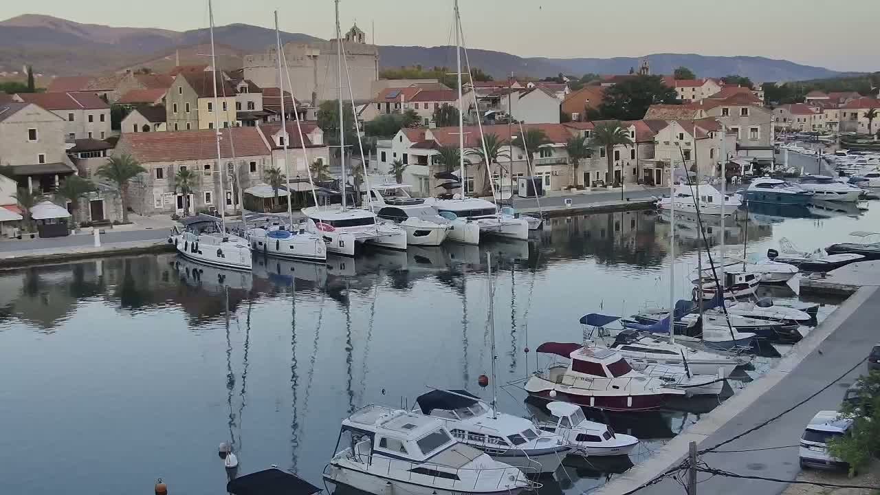 Otok Hvar Island ,Vrboska Village & ACI Port Vrboska Live Cam - Vrboska, Jelsa, Split-Dalmatia, Croatia