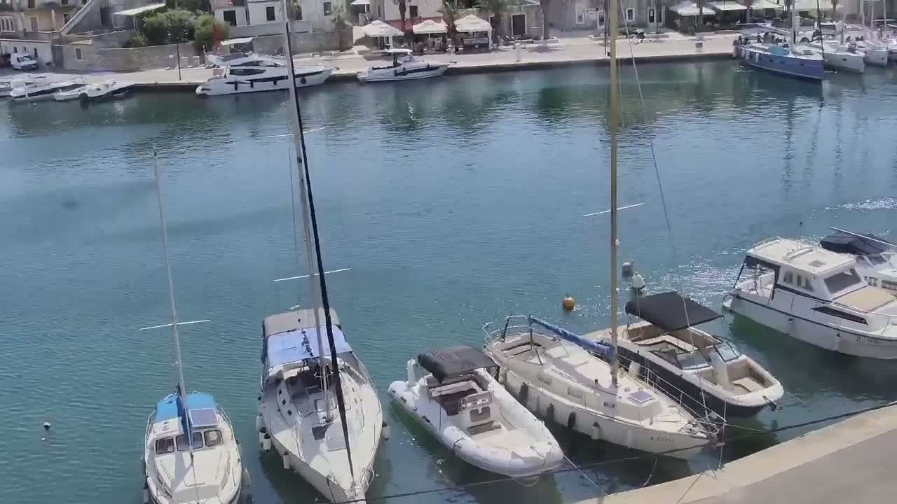 Otok Hvar Island ,Vrboska Village & ACI Port Vrboska Live Cam - Vrboska, Jelsa, Split-Dalmatia, Croatia