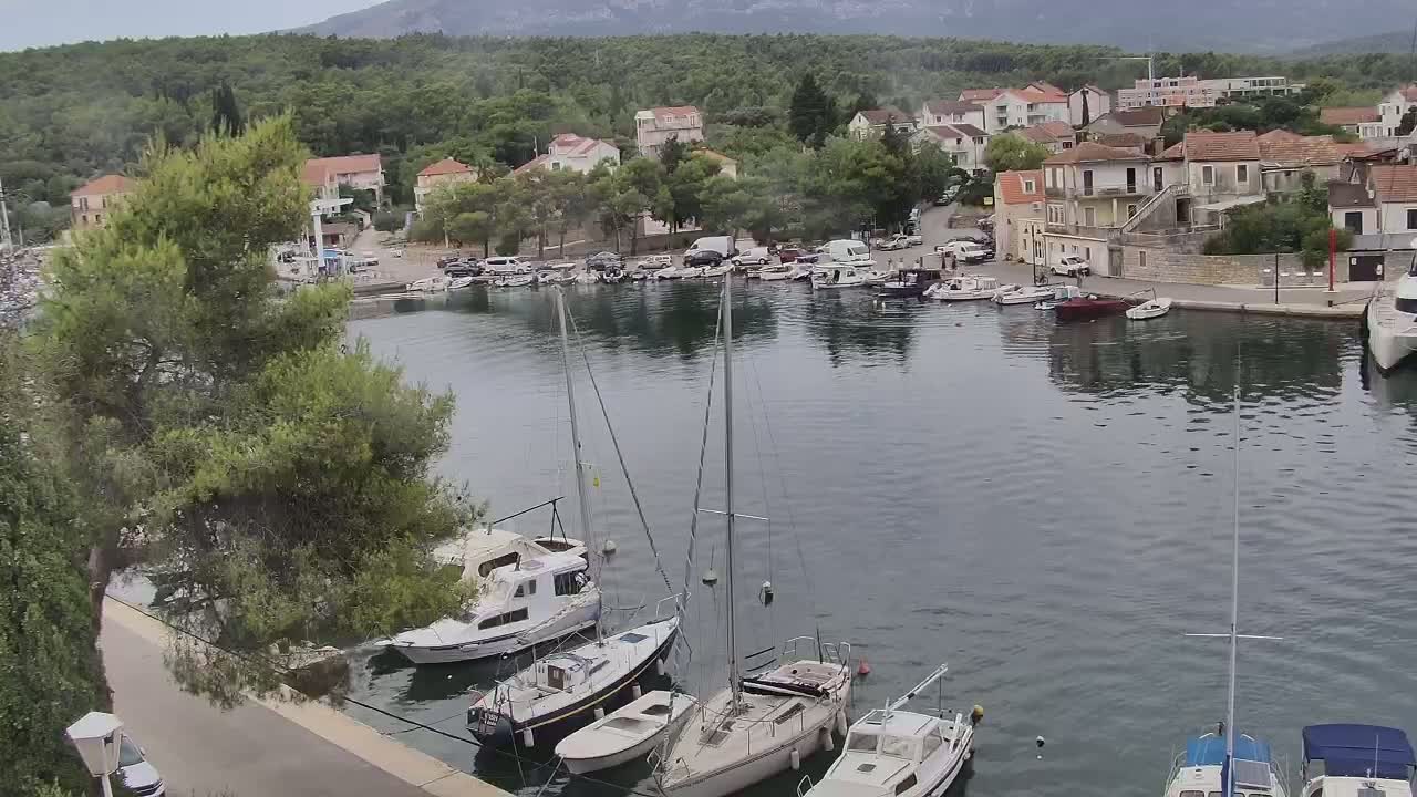 Otok Hvar Island ,Vrboska Village & ACI Port Vrboska Live Cam - Vrboska, Jelsa, Split-Dalmatia, Croatia