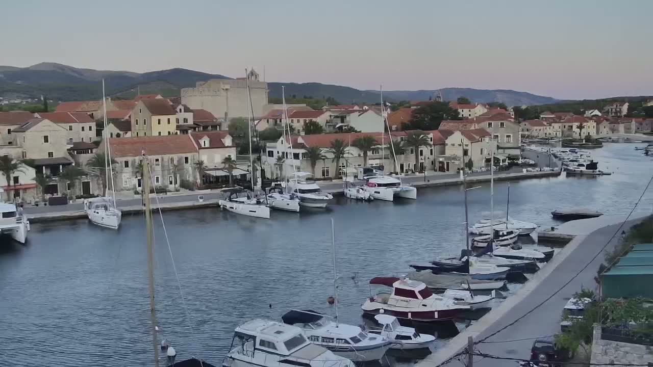 Otok Hvar Island ,Vrboska Village & ACI Port Vrboska Live Cam - Vrboska, Jelsa, Split-Dalmatia, Croatia